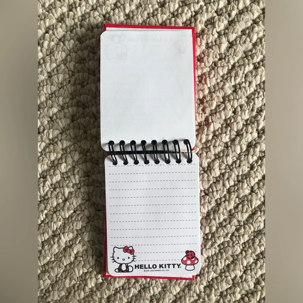 New Sanrio Hello Kitty Red Notepad